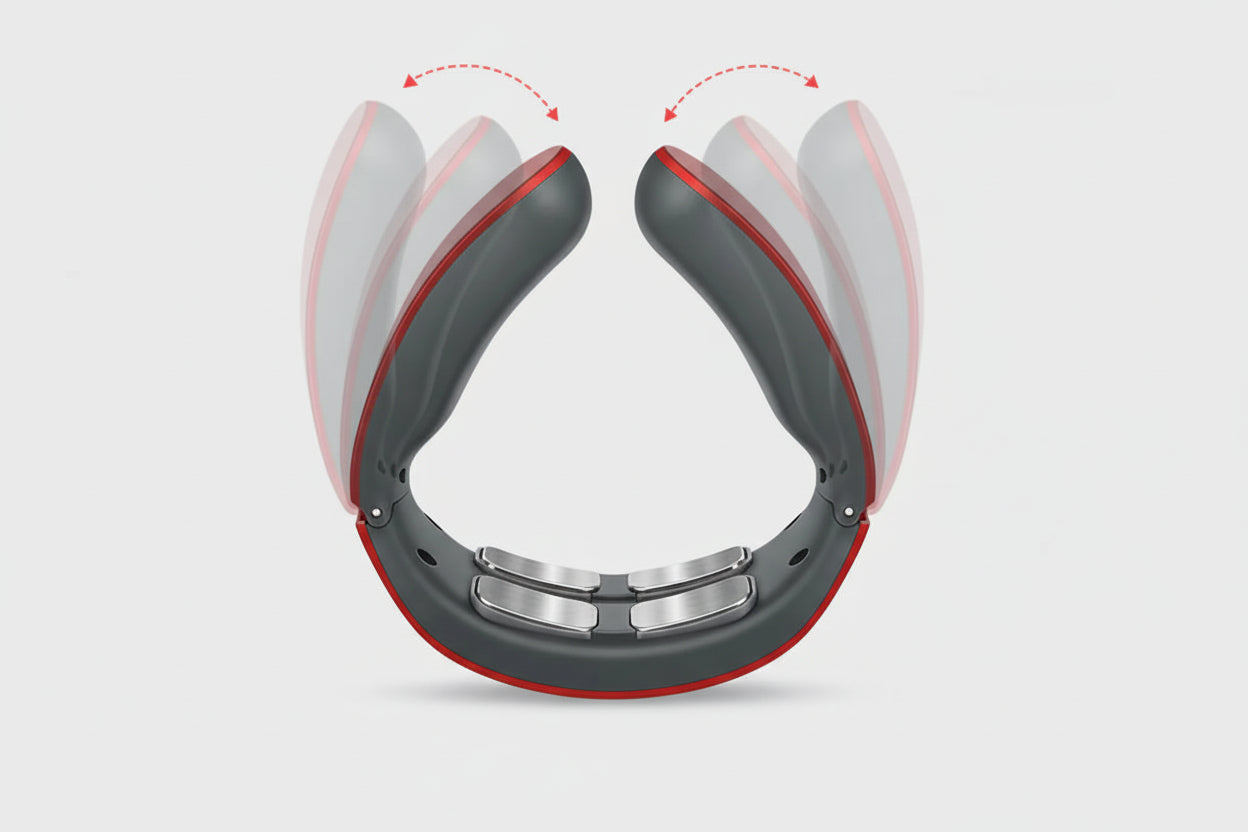 Masajeador Cervical Eléctrico con Calor – Alivio Inmediato del Dolor de Cuello y Hombros