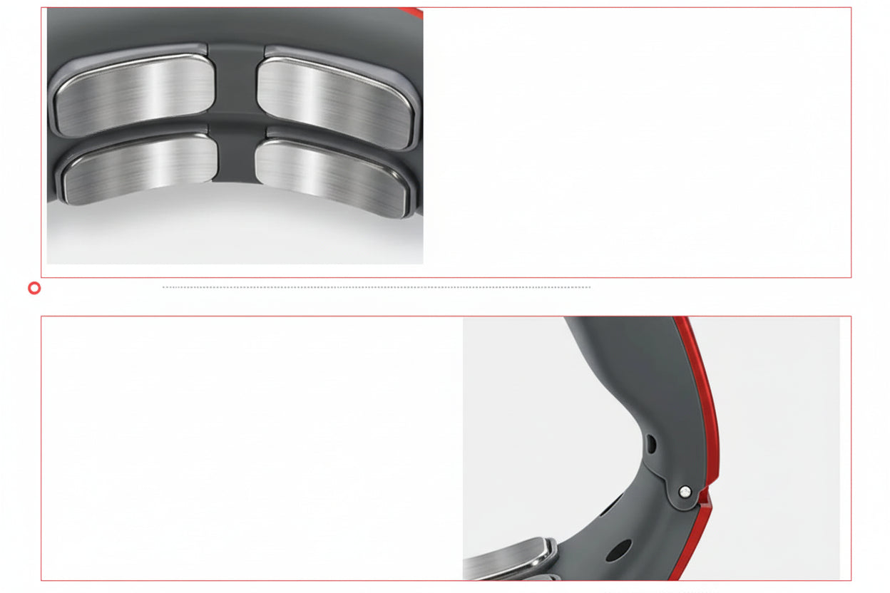 Masajeador Cervical Eléctrico con Calor – Alivio Inmediato del Dolor de Cuello y Hombros