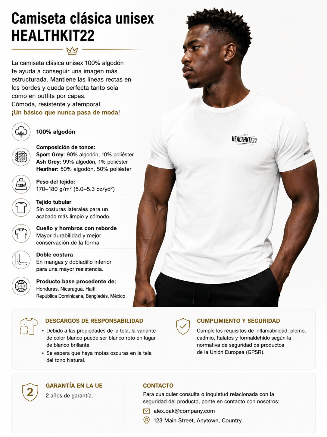 HEALTHKIT22 Protect Your Peace | Camiseta Unisex Premium